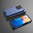 Carcasa Bumper Funda Silicona Transparente 360 Grados AM2 para Vivo V25 5G Azul