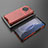 Carcasa Bumper Funda Silicona Transparente 360 Grados AM2 para Vivo X90 5G Rojo