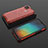 Carcasa Bumper Funda Silicona Transparente 360 Grados AM2 para Xiaomi Redmi 9C NFC Rojo