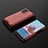 Carcasa Bumper Funda Silicona Transparente 360 Grados AM2 para Xiaomi Redmi Note 10 4G Rojo