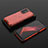 Carcasa Bumper Funda Silicona Transparente 360 Grados AM3 para Oppo K9 5G Rojo