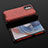 Carcasa Bumper Funda Silicona Transparente 360 Grados AM3 para Oppo K9 Pro 5G Rojo