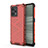 Carcasa Bumper Funda Silicona Transparente 360 Grados AM3 para Realme 9 Pro+ Plus 5G Rojo
