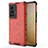 Carcasa Bumper Funda Silicona Transparente 360 Grados AM3 para Vivo X70 Pro 5G Rojo