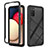 Carcasa Bumper Funda Silicona Transparente 360 Grados JX1 para Samsung Galaxy A03s Negro