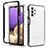 Carcasa Bumper Funda Silicona Transparente 360 Grados JX1 para Samsung Galaxy A32 4G Negro
