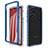 Carcasa Bumper Funda Silicona Transparente 360 Grados JX1 para Samsung Galaxy A73 5G Azul