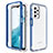 Carcasa Bumper Funda Silicona Transparente 360 Grados JX2 para Samsung Galaxy A23 4G Azul