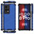 Carcasa Bumper Funda Silicona Transparente 360 Grados M03 para Vivo iQOO 8 Pro 5G Azul