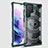 Carcasa Bumper Funda Silicona Transparente 360 Grados M05 para Samsung Galaxy S21 Ultra 5G Verde