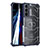 Carcasa Bumper Funda Silicona Transparente 360 Grados M06 para Samsung Galaxy S21 FE 5G Azul
