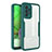 Carcasa Bumper Funda Silicona Transparente 360 Grados MJ1 para Samsung Galaxy A52 4G Verde