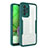 Carcasa Bumper Funda Silicona Transparente 360 Grados MJ1 para Samsung Galaxy A52 5G Verde