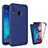 Carcasa Bumper Funda Silicona Transparente 360 Grados MJ1 para Samsung Galaxy M10S Azul