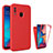 Carcasa Bumper Funda Silicona Transparente 360 Grados MJ1 para Samsung Galaxy M10S Rojo