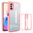 Carcasa Bumper Funda Silicona Transparente 360 Grados MJ1 para Xiaomi Redmi Note 10 5G Oro Rosa