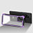 Carcasa Bumper Funda Silicona Transparente 360 Grados para Samsung Galaxy M80S Morado