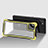 Carcasa Bumper Funda Silicona Transparente 360 Grados para Samsung Galaxy Note 10 Lite Amarillo