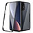 Carcasa Bumper Funda Silicona Transparente 360 Grados para Xiaomi Mi 12 5G Negro