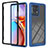 Carcasa Bumper Funda Silicona Transparente 360 Grados YB1 para Motorola Moto Edge 40 Pro 5G Azul