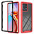 Carcasa Bumper Funda Silicona Transparente 360 Grados YB1 para Motorola Moto Edge 40 Pro 5G Rojo