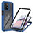 Carcasa Bumper Funda Silicona Transparente 360 Grados YB1 para Motorola Moto G Stylus (2023) 4G Azul