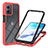 Carcasa Bumper Funda Silicona Transparente 360 Grados YB1 para Motorola Moto G53 5G Rojo