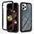 Carcasa Bumper Funda Silicona Transparente 360 Grados YB2 para Apple iPhone 13 Pro Max Negro