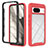 Carcasa Bumper Funda Silicona Transparente 360 Grados YB2 para Google Pixel 8 5G Rojo