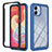 Carcasa Bumper Funda Silicona Transparente 360 Grados YB2 para Samsung Galaxy M04 Azul