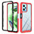 Carcasa Bumper Funda Silicona Transparente 360 Grados YB2 para Xiaomi Redmi Note 12 5G Rojo