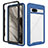 Carcasa Bumper Funda Silicona Transparente 360 Grados ZJ1 para Google Pixel 7a 5G Azul