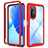 Carcasa Bumper Funda Silicona Transparente 360 Grados ZJ1 para Huawei Nova 9 SE Rojo