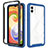 Carcasa Bumper Funda Silicona Transparente 360 Grados ZJ1 para Samsung Galaxy A04 4G Azul