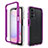 Carcasa Bumper Funda Silicona Transparente 360 Grados ZJ1 para Samsung Galaxy A13 4G Morado