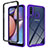 Carcasa Bumper Funda Silicona Transparente 360 Grados ZJ1 para Samsung Galaxy A20s Purpura Claro