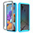 Carcasa Bumper Funda Silicona Transparente 360 Grados ZJ1 para Samsung Galaxy A21s Azul Cielo