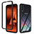 Carcasa Bumper Funda Silicona Transparente 360 Grados ZJ1 para Samsung Galaxy A70S Negro