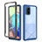 Carcasa Bumper Funda Silicona Transparente 360 Grados ZJ1 para Samsung Galaxy A71 4G A715 Azul