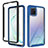 Carcasa Bumper Funda Silicona Transparente 360 Grados ZJ1 para Samsung Galaxy A81 Azul