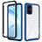 Carcasa Bumper Funda Silicona Transparente 360 Grados ZJ1 para Samsung Galaxy S20 Plus Azul