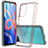 Carcasa Bumper Funda Silicona Transparente 360 Grados ZJ1 para Xiaomi Redmi Note 11 5G Rosa