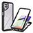 Carcasa Bumper Funda Silicona Transparente 360 Grados ZJ2 para Samsung Galaxy A22 4G Negro