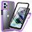 Carcasa Bumper Funda Silicona Transparente 360 Grados ZJ3 para Motorola Moto G13 Morado