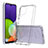 Carcasa Bumper Funda Silicona Transparente 360 Grados ZJ3 para Samsung Galaxy A22 4G Claro