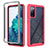 Carcasa Bumper Funda Silicona Transparente 360 Grados ZJ3 para Samsung Galaxy S20 FE 4G Rosa Roja