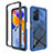 Carcasa Bumper Funda Silicona Transparente 360 Grados ZJ3 para Xiaomi Redmi Note 11 Pro 5G Azul