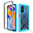 Carcasa Bumper Funda Silicona Transparente 360 Grados ZJ3 para Xiaomi Redmi Note 11 Pro 5G Azul Cielo