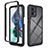 Carcasa Bumper Funda Silicona Transparente 360 Grados ZJ4 para Motorola Moto G23 Negro