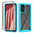 Carcasa Bumper Funda Silicona Transparente 360 Grados ZJ4 para Samsung Galaxy A73 5G Azul Cielo